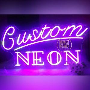 Custom led neon signs. Perfect for gifts, Mancave, weddings, Etc.